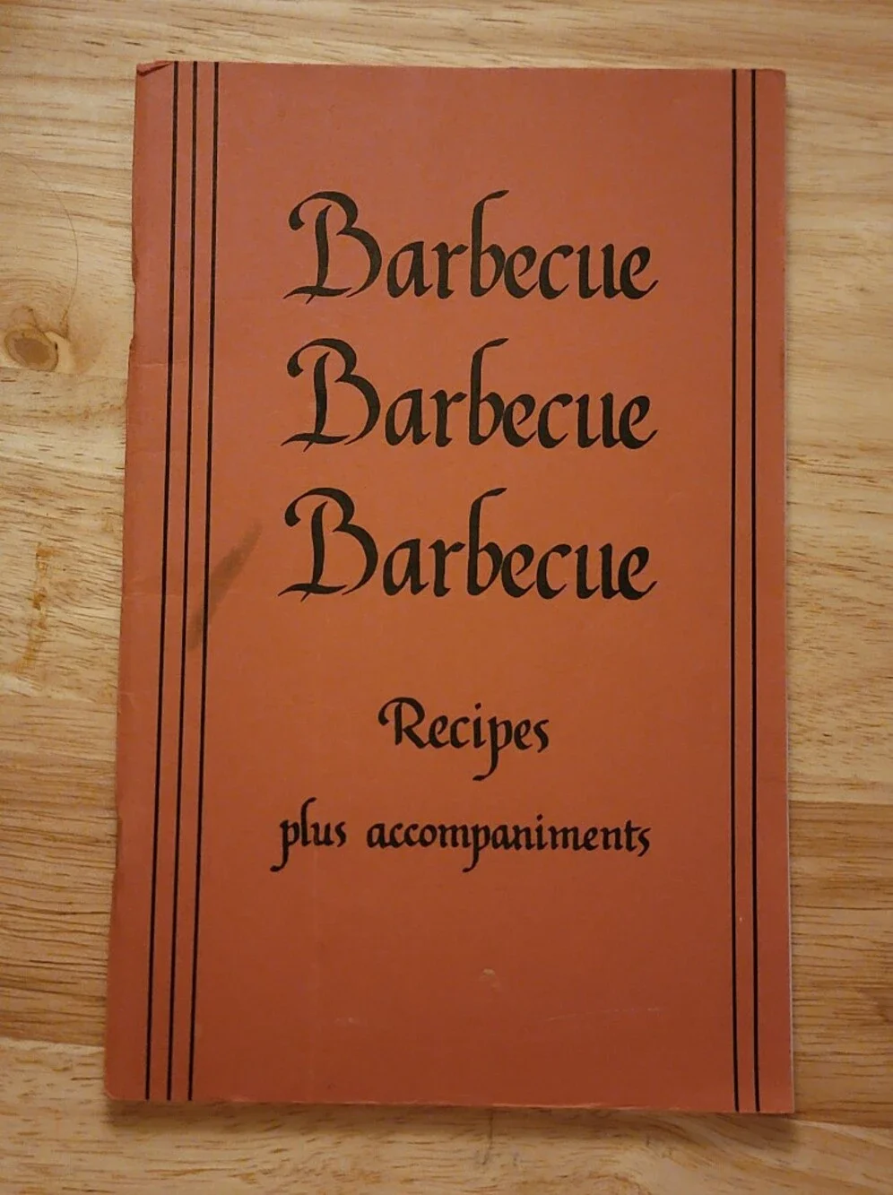 Lot Of 2 BBQ cookbooks: Taylor 'Come to Our Barbecue' and BBQ BBQ BBQ